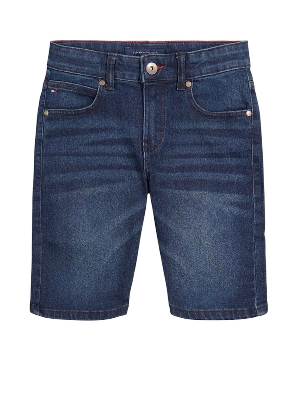 Tommy Hilfiger Boys Denim Shorts Boys Size 14 Blue Denim Adjustable Waist